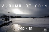 Albums of the Year 2011 (#40-31)